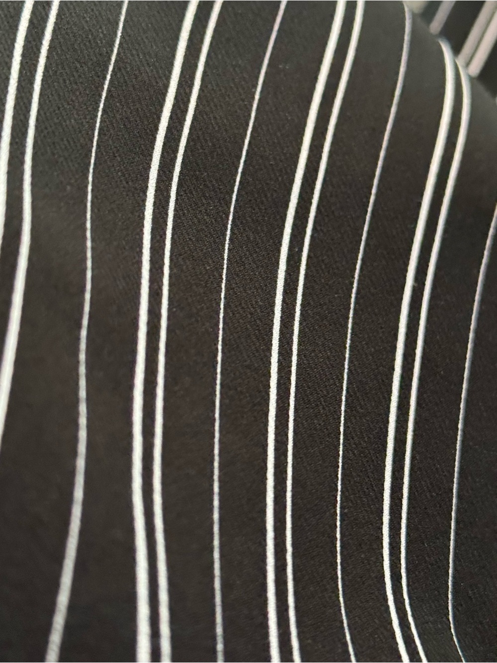 Becool Striped Paperbag Waist Pants - Black - Medium - SKU 75 - Picture 6 of 6